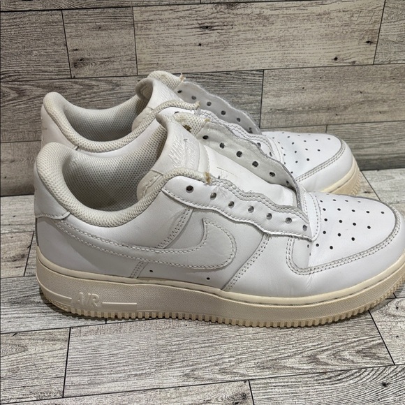 Nike Air Force 1 White Sneakers - Picture 3 of 7